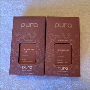 Pura - Cranberry Fizz Fragrance Refill (2).  Brand New and hard to find!!!